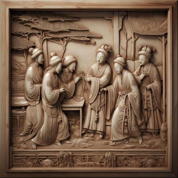 نموذج ثلاثي الأبعاد لآلة CNC 3D Art 